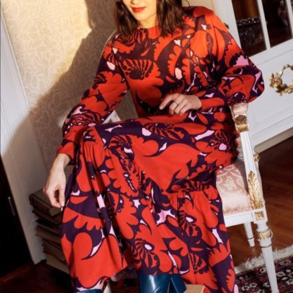 💕SOLD💕 Marimekko Leja Akileija Dress - Picture 4 of 10